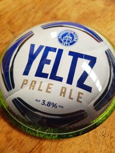 Fixed Wheel Brewery's special edition Yeltz Pale Ale for Halesowen Town FC